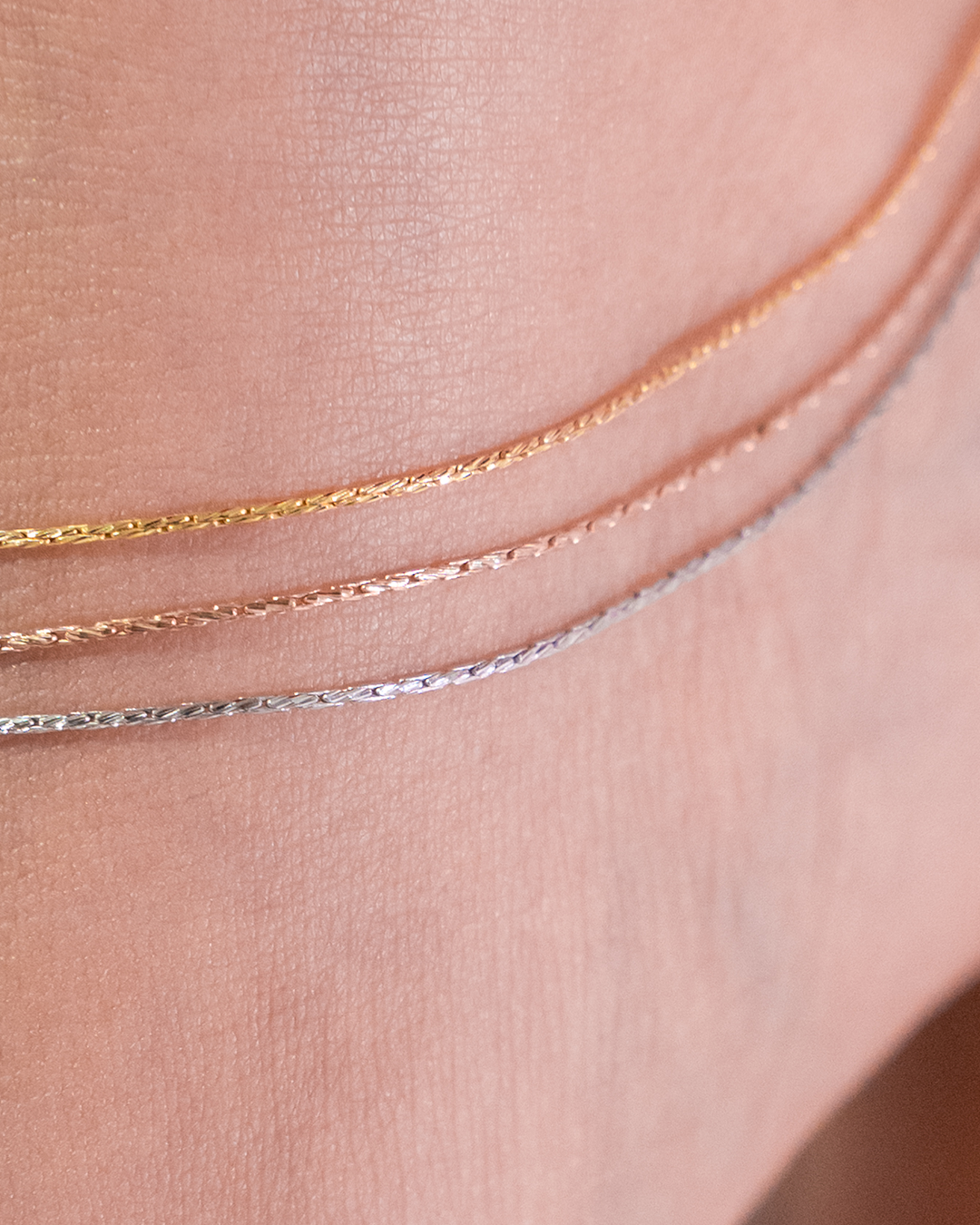 Trio Whisper Anklet