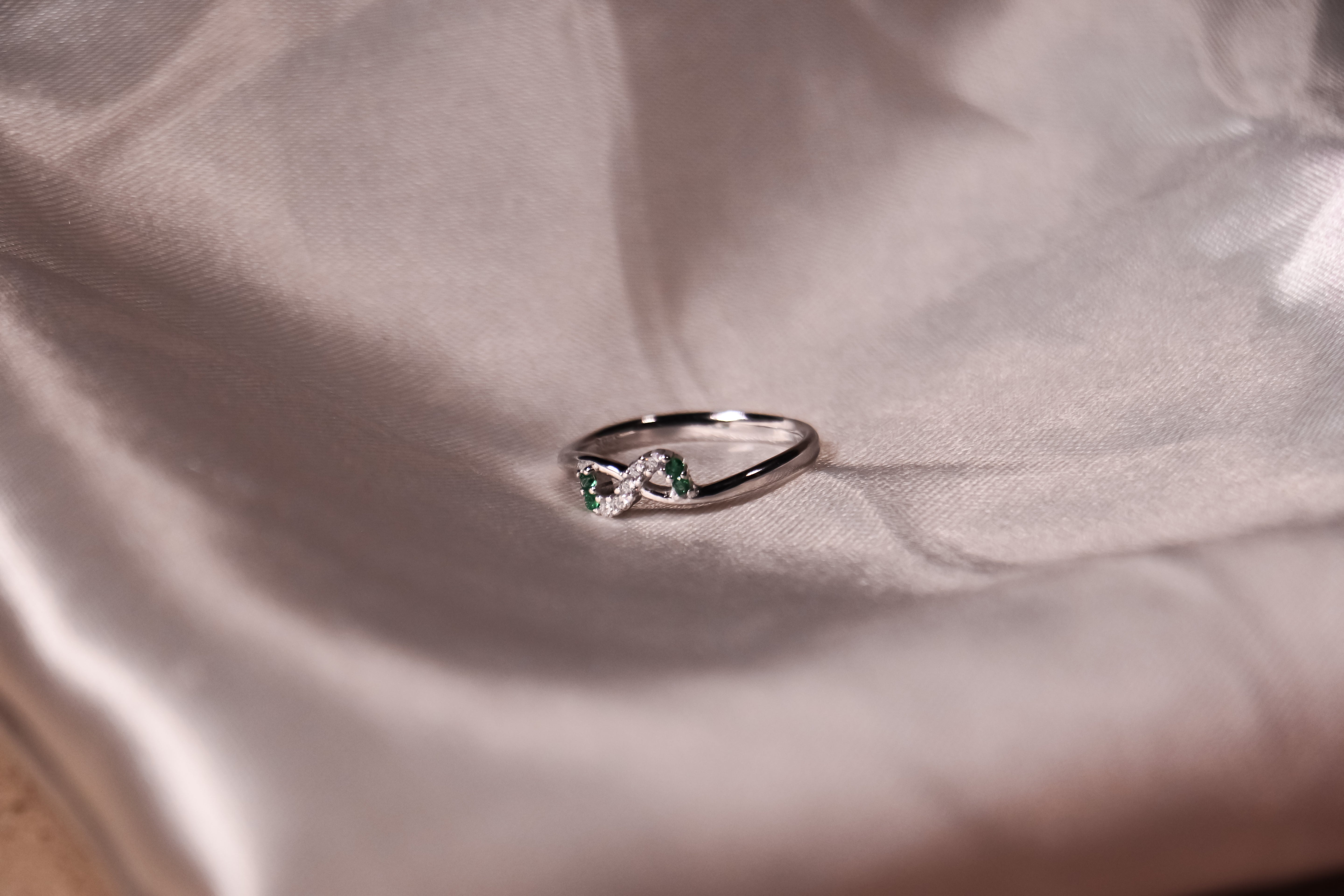 Evergreen Infinity Ring