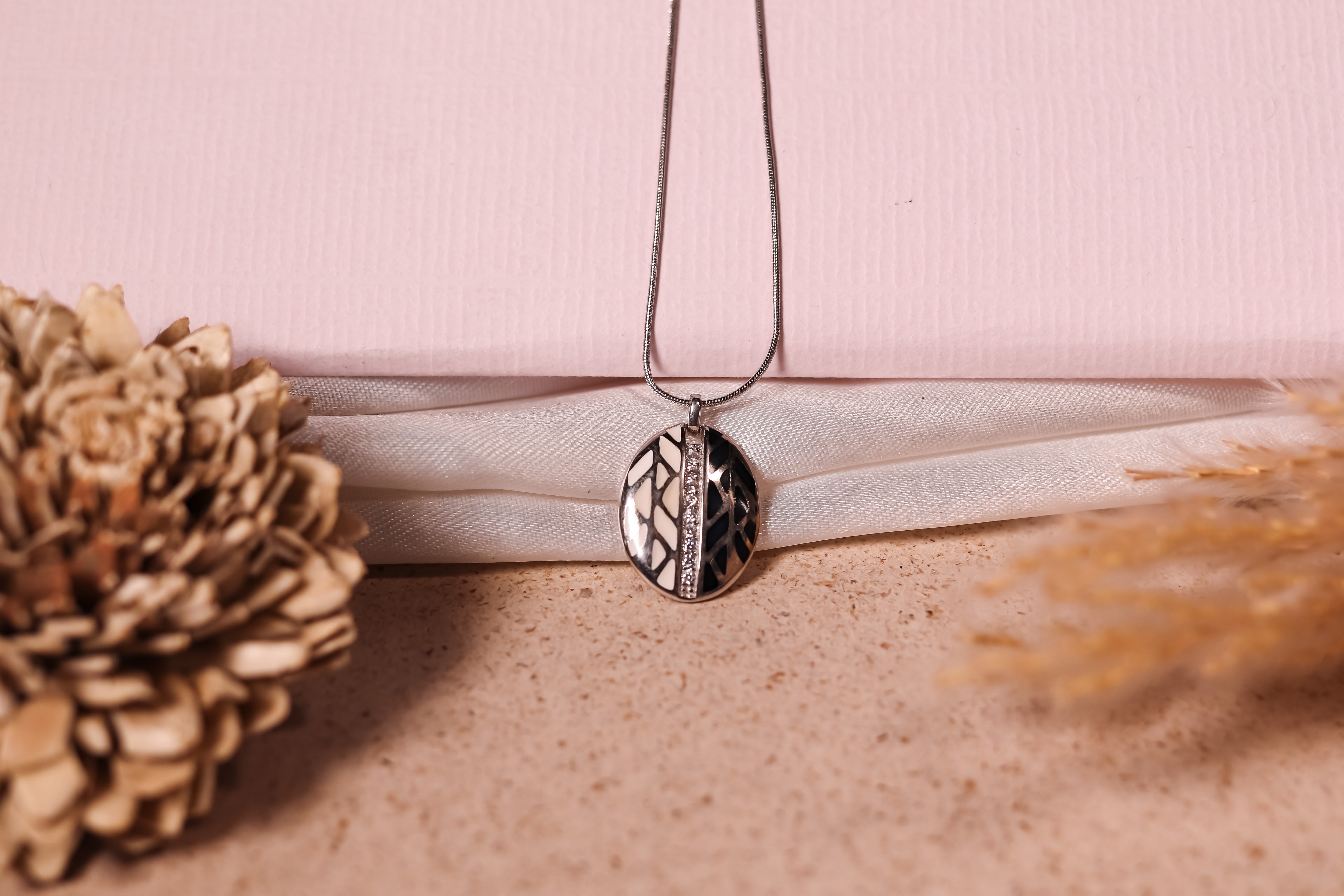 Elegant Sterling Silver Pendant Necklace