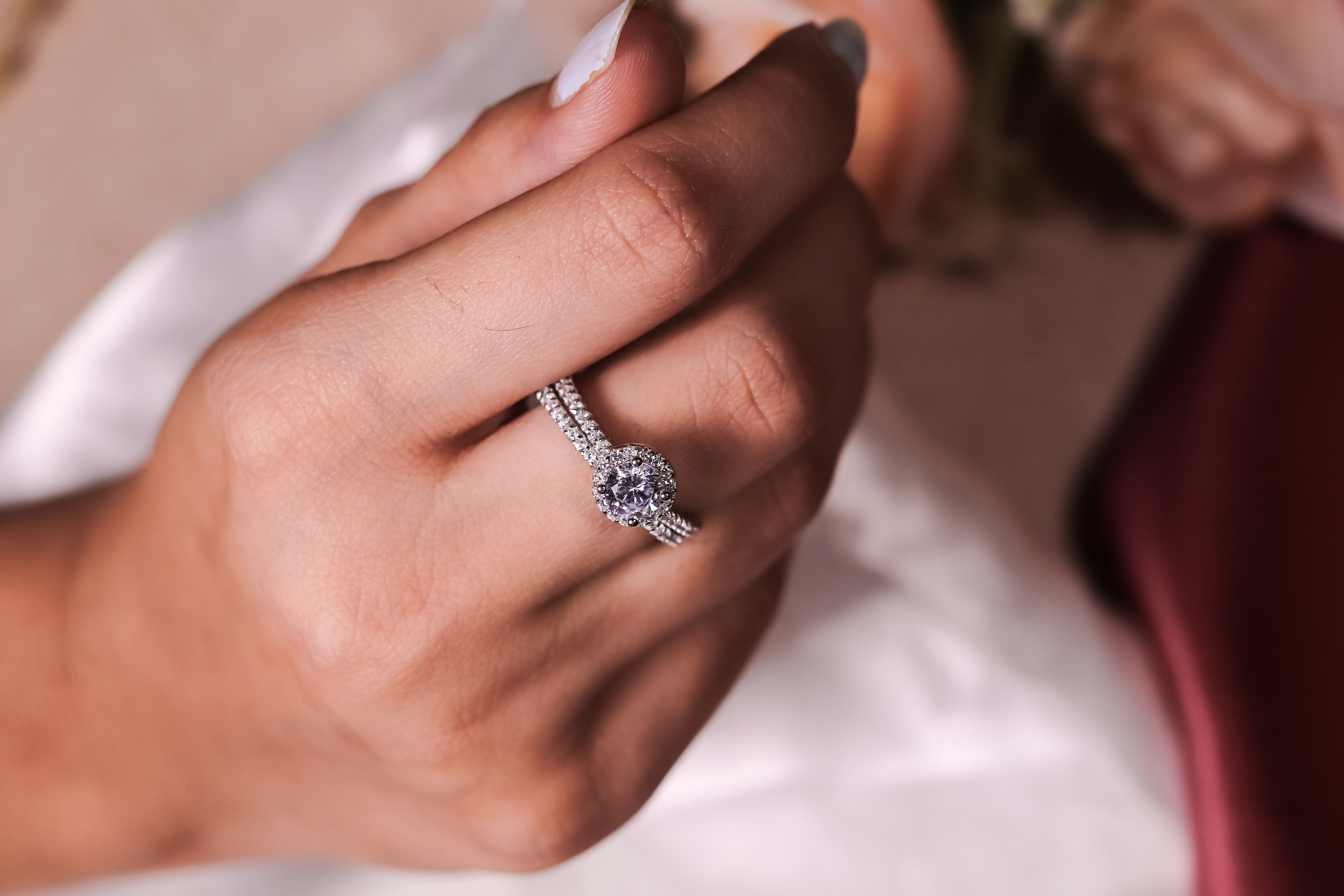 Timeless Halo Solitaire Ring
