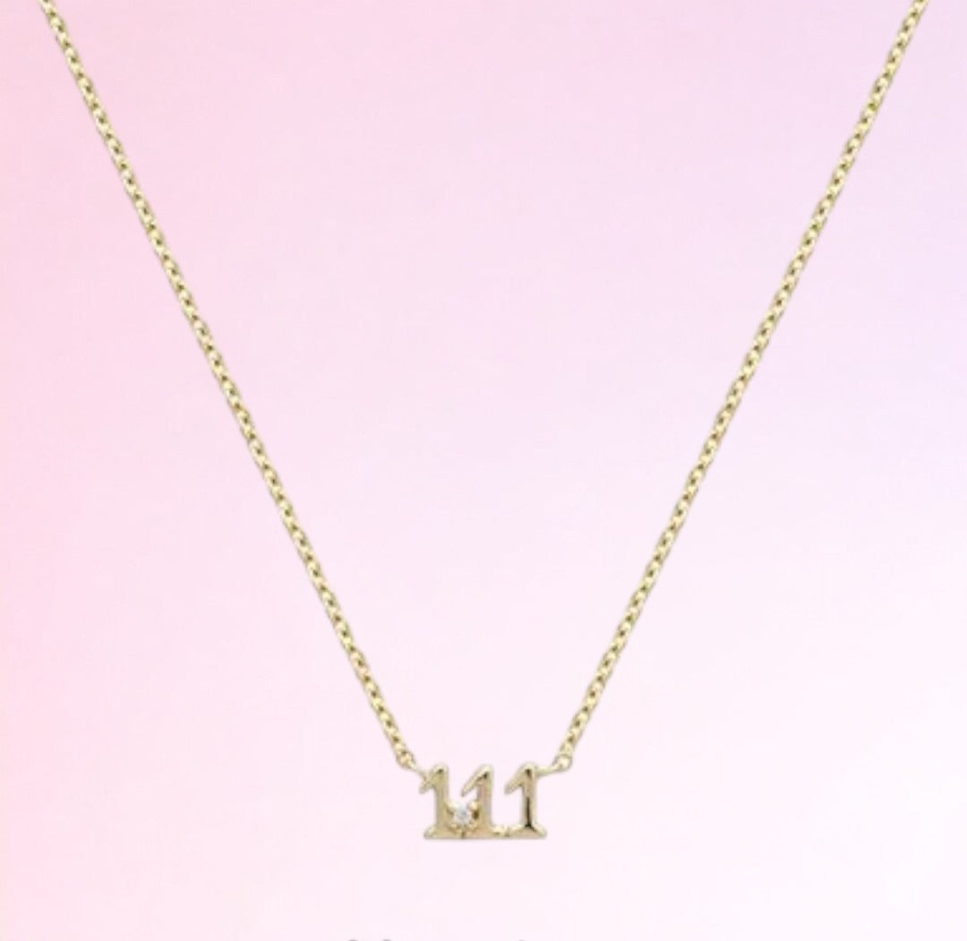Angel Number Necklace – 111