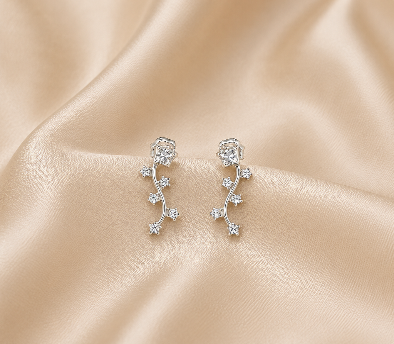 Celeste Vine Stud Earrings