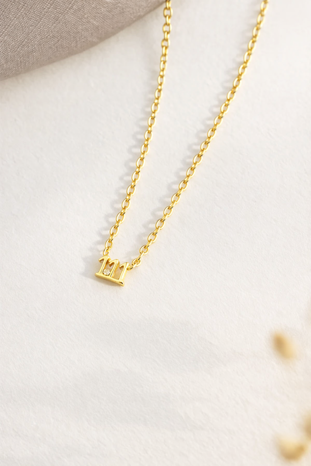 Angel Number Necklace – 111