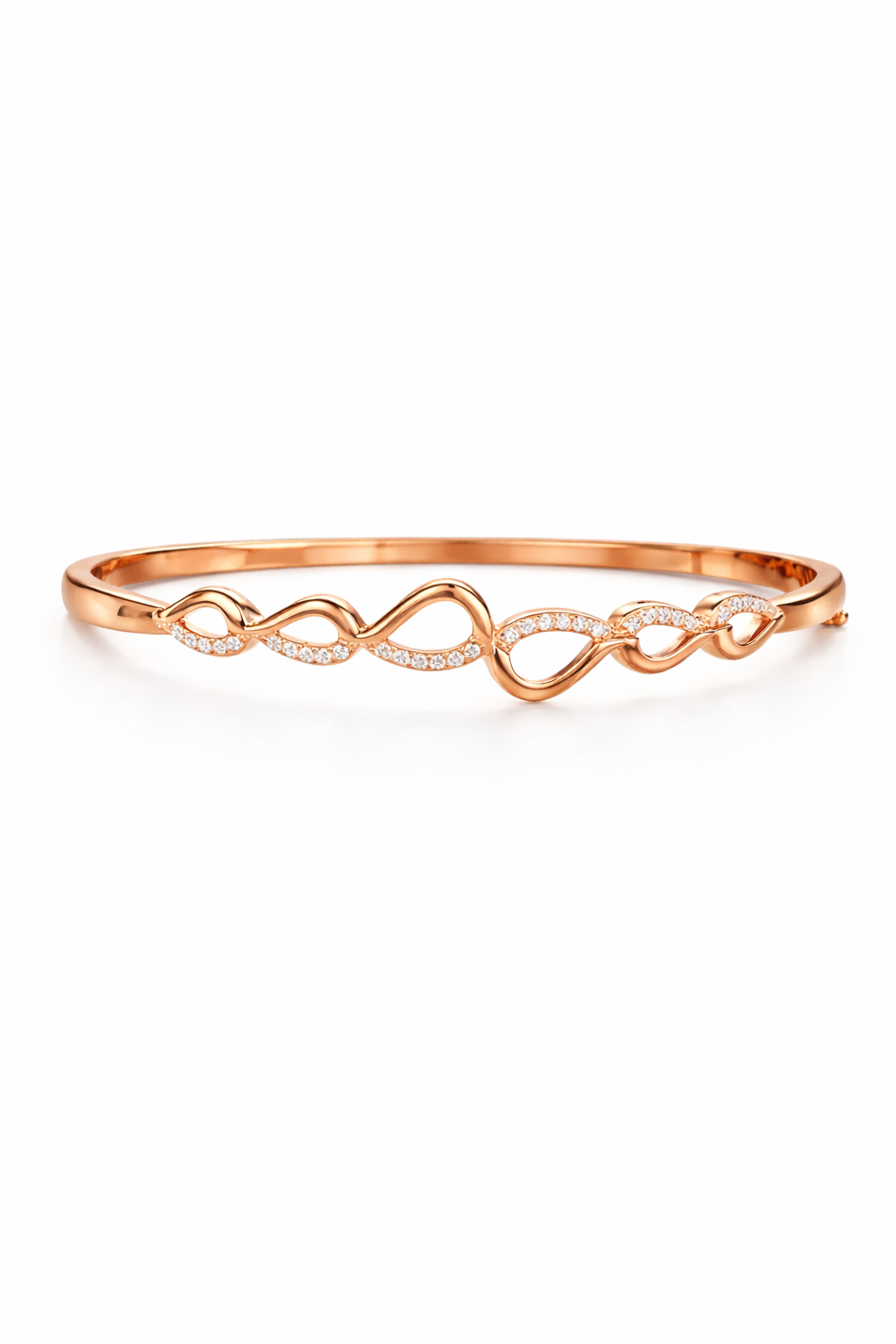 Rose Gold Wave Kada