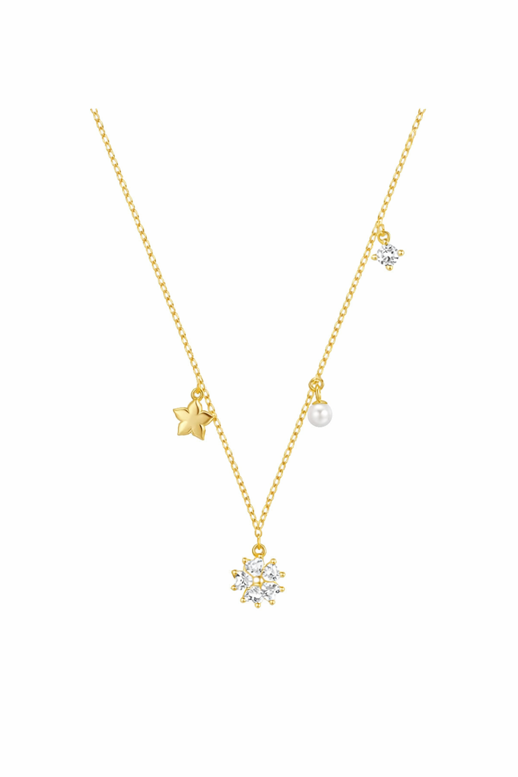 Stardust Cluster Necklace