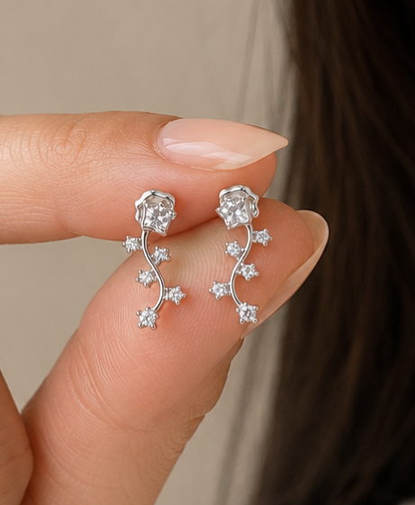 Celeste Vine Stud Earrings