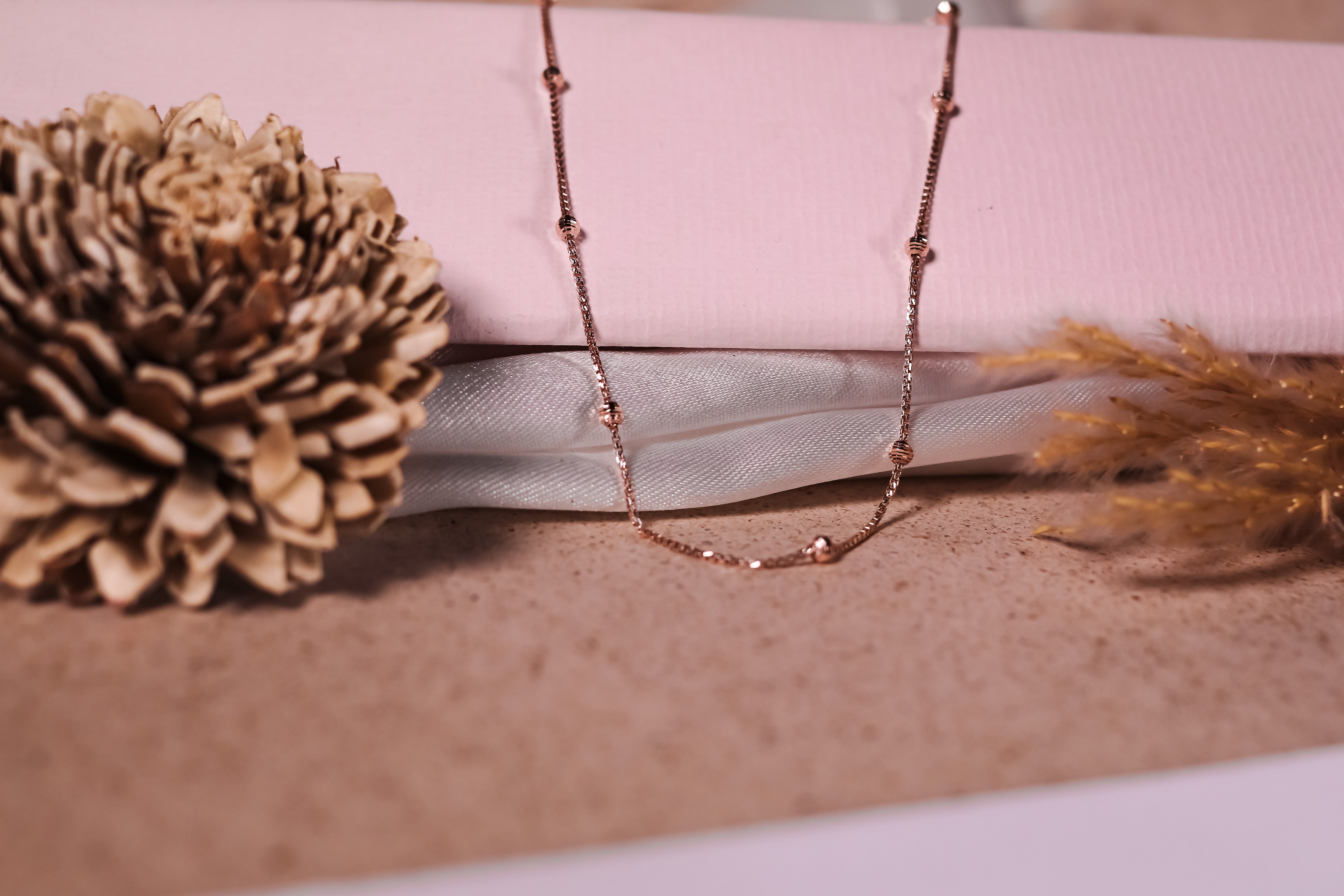 Delicate Rose Gold Chain Necklace
