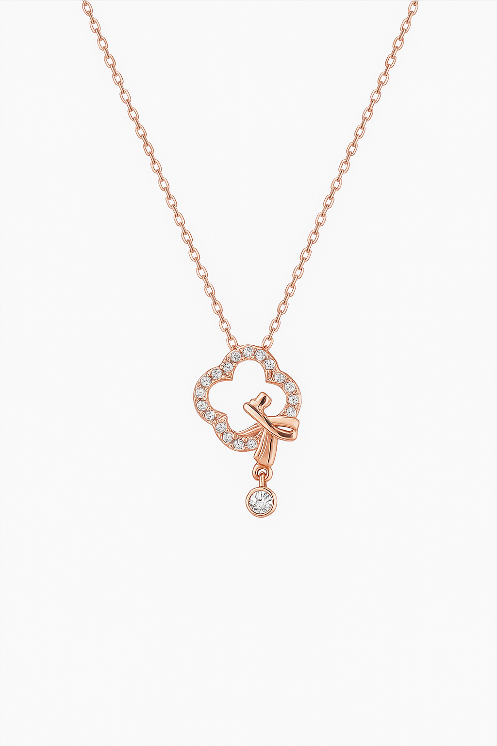 Blush Bloom Pendant Necklace