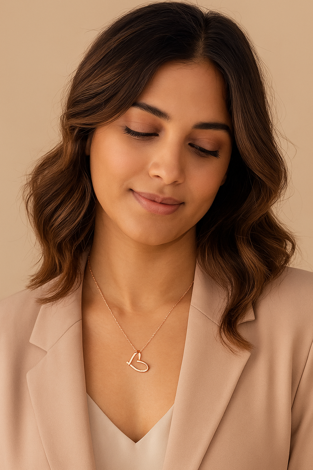 Whispered Heart Pendant Necklace
