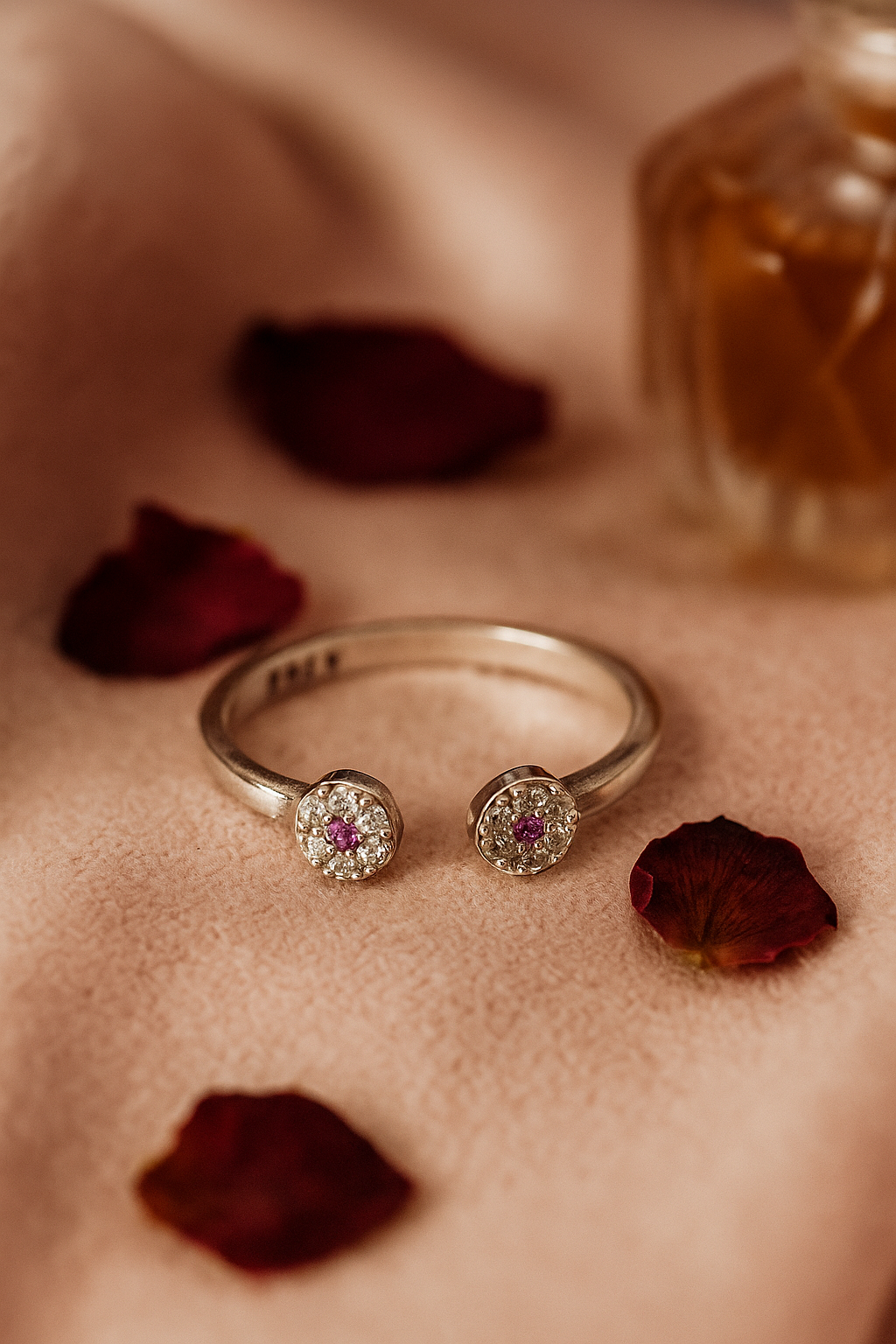 Rosette Twin Bloom Ring