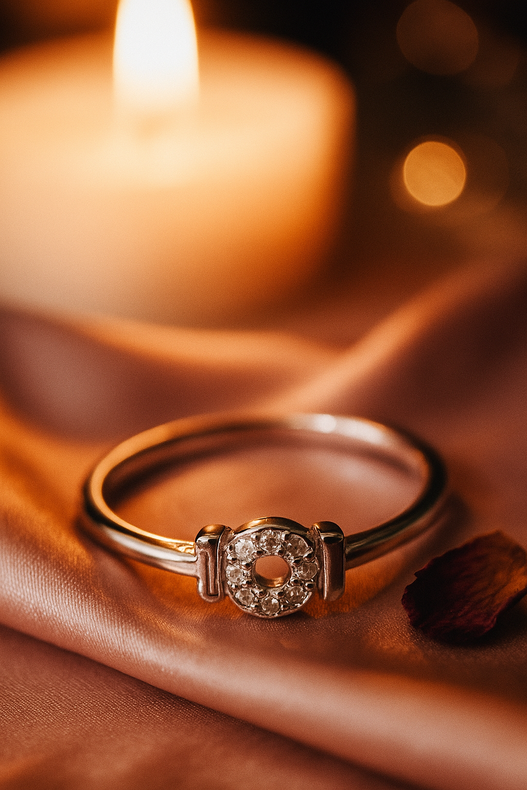 Celeste Halo Ring