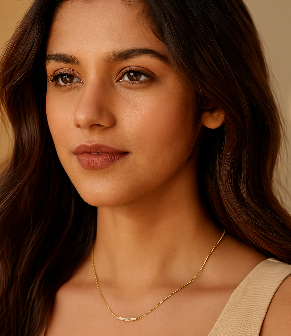 Linear Baguette Necklace