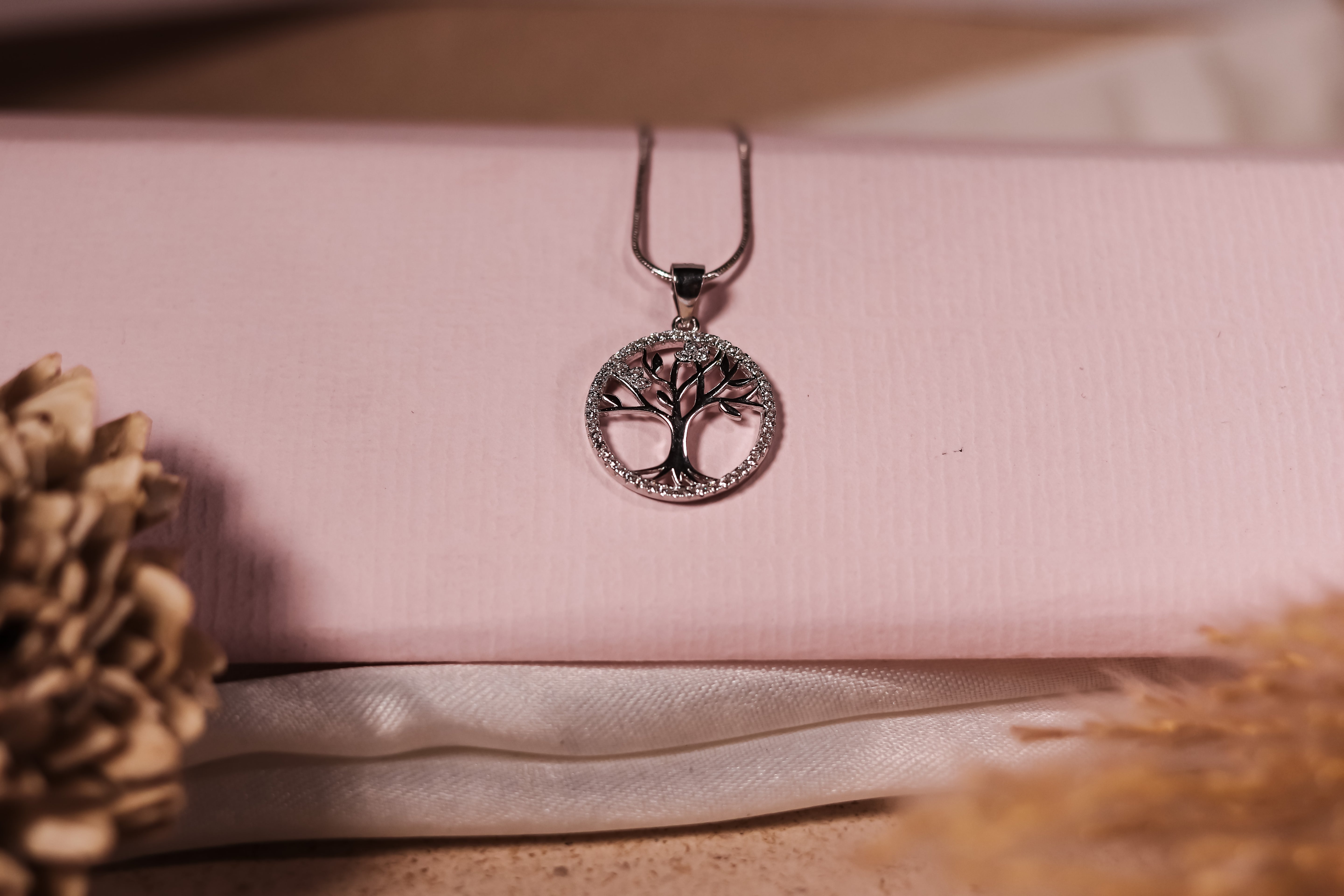 Sterling Silver Tree of Life Pendant Necklace