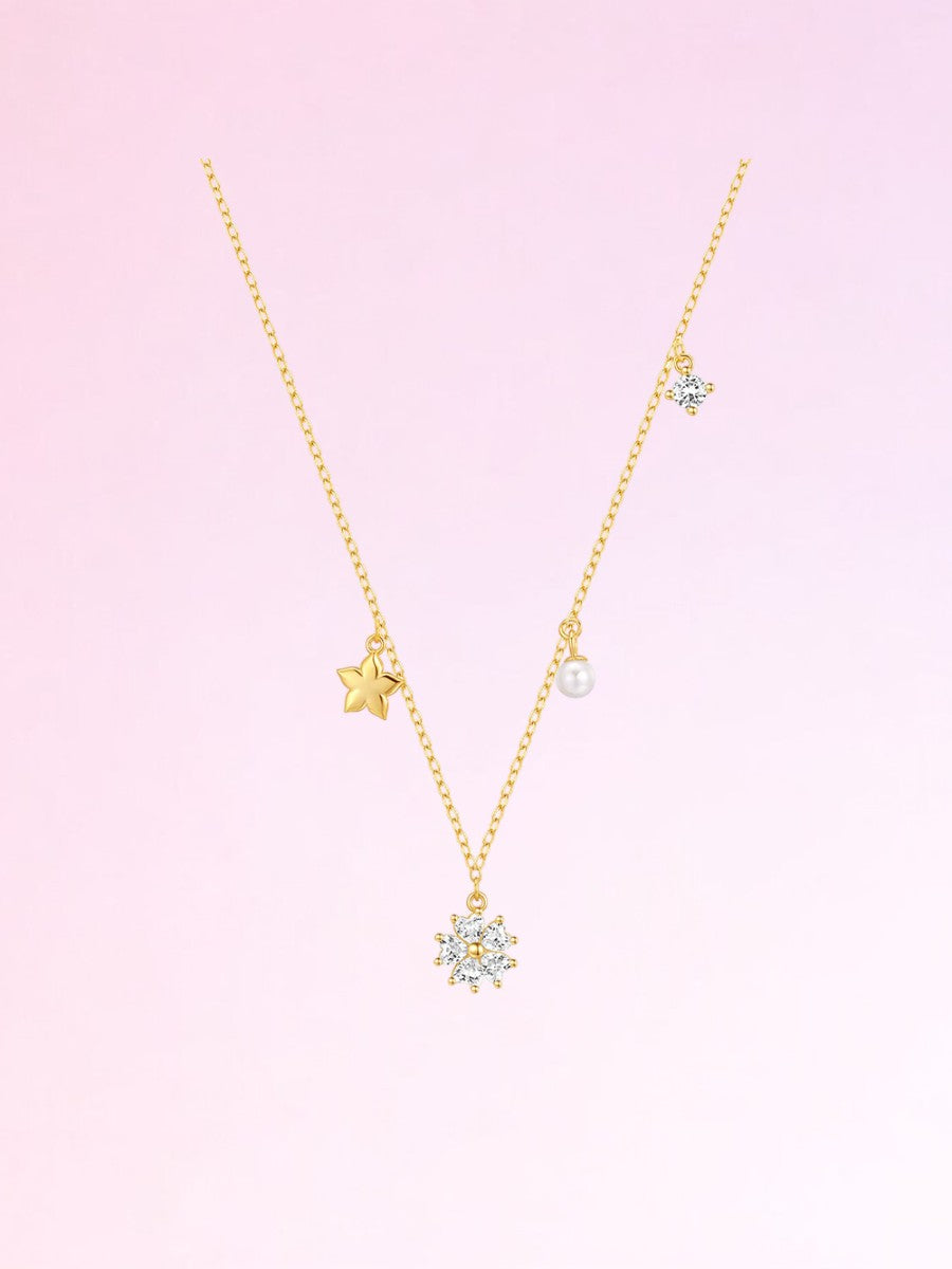 Stardust Cluster Necklace