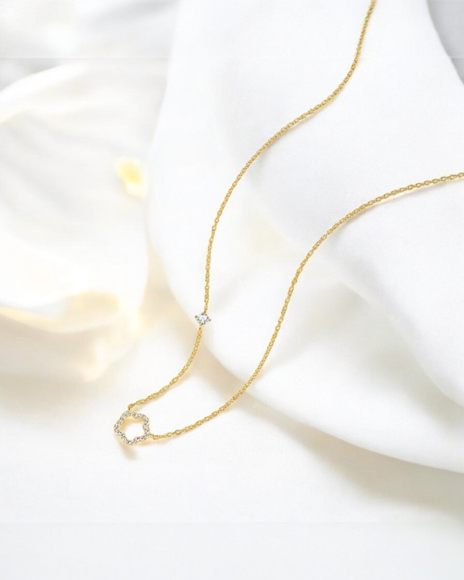 Petite Clover Necklace