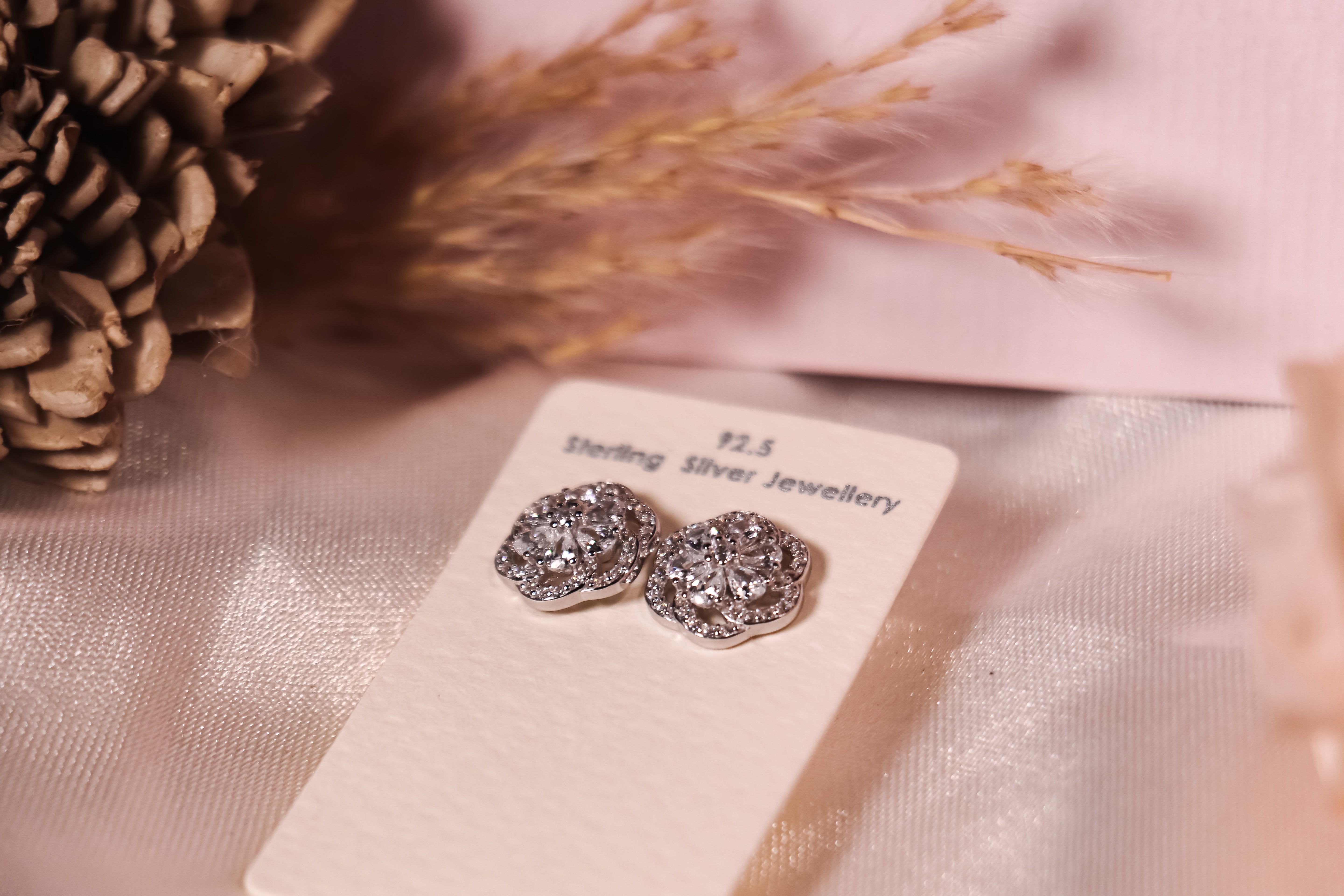 Vintage Rosette Studs