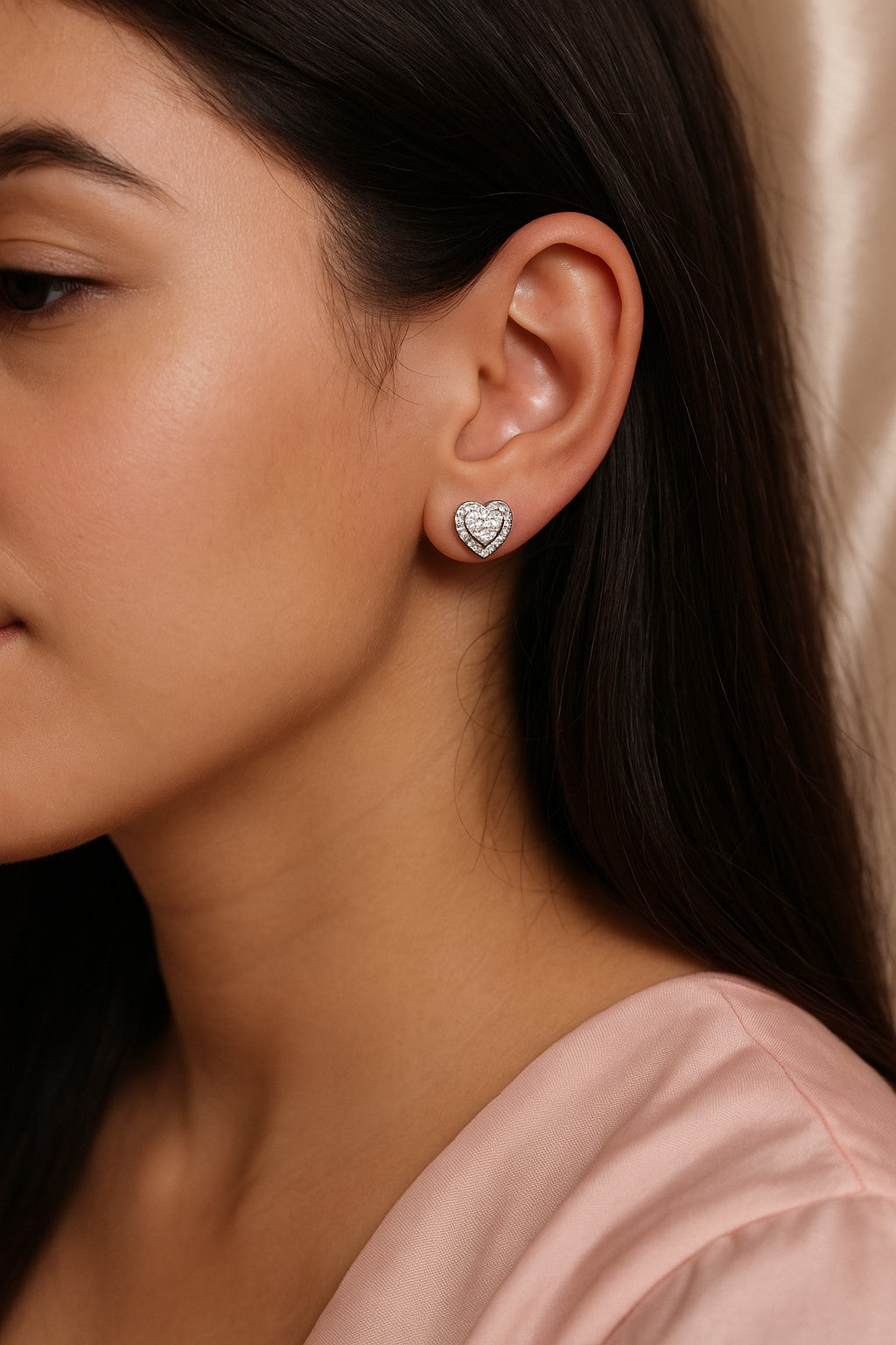 Sweetheart Sparkle Studs