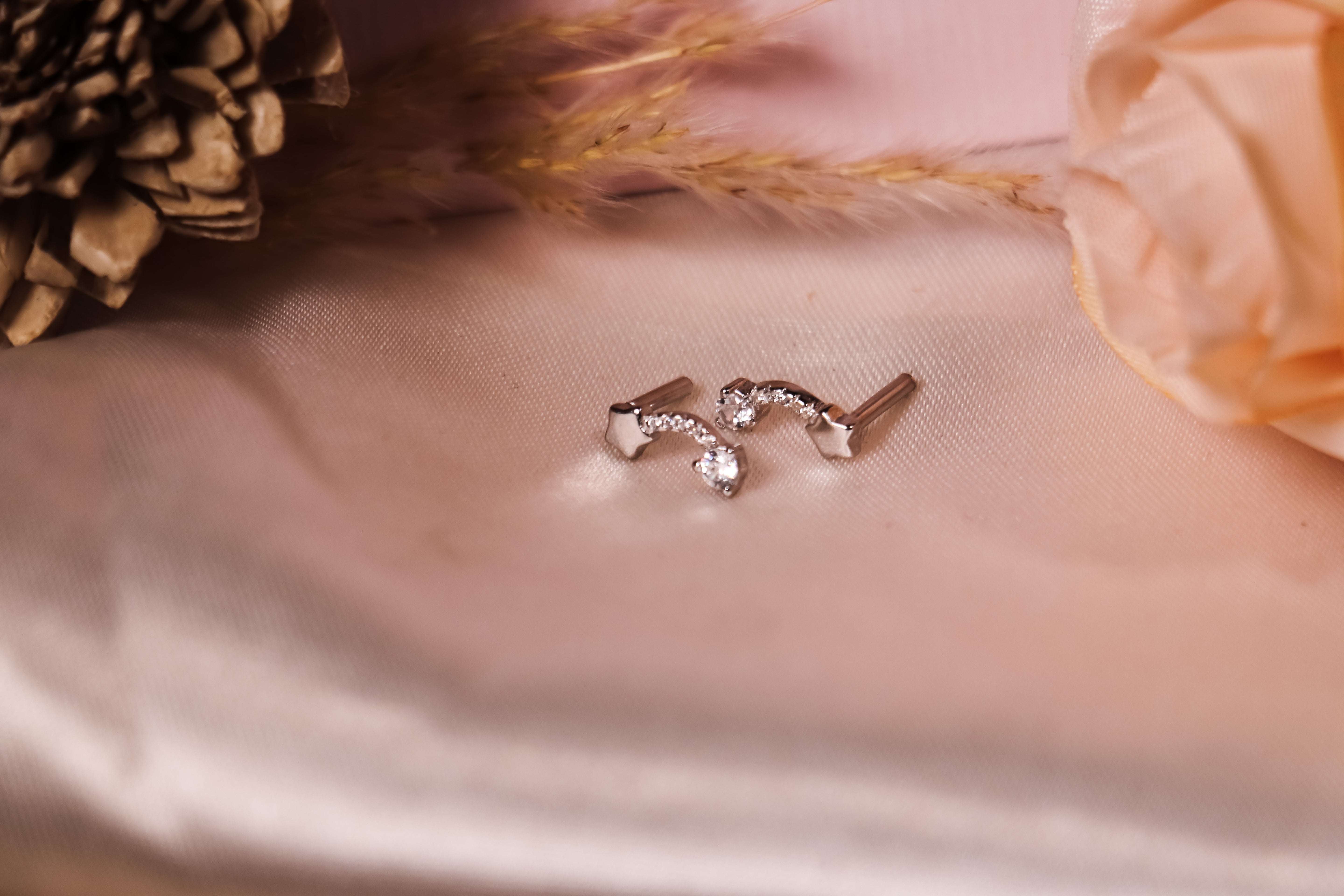 Celestial Curve Studs