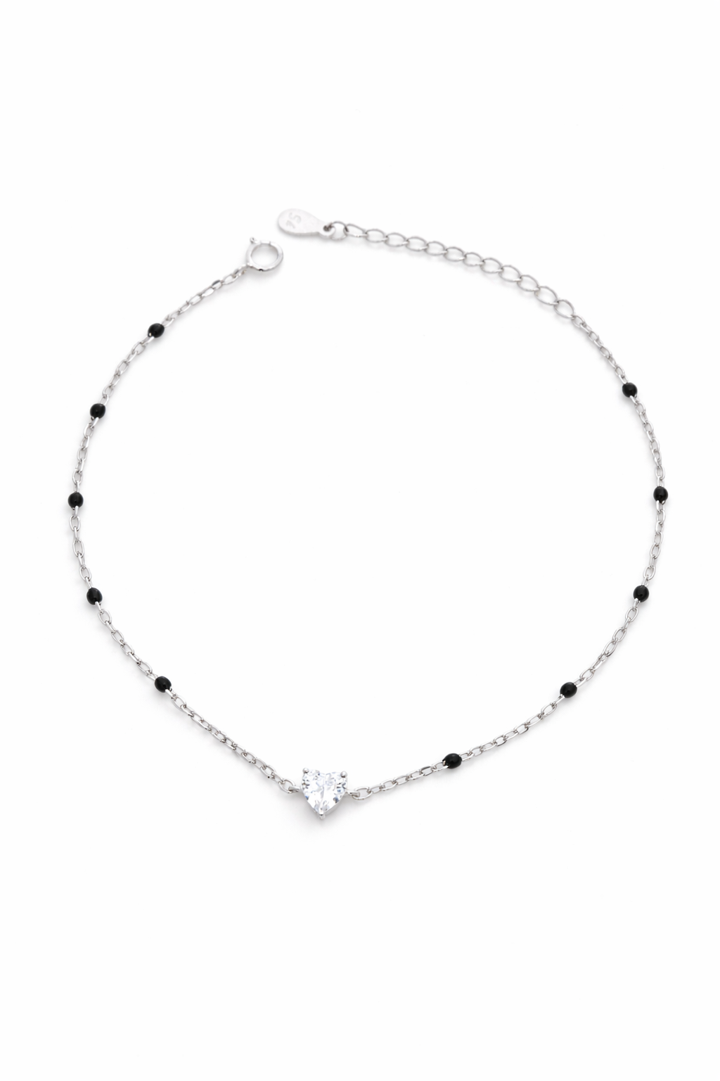 Evil Eye Heart Mangalsutra Bracelet