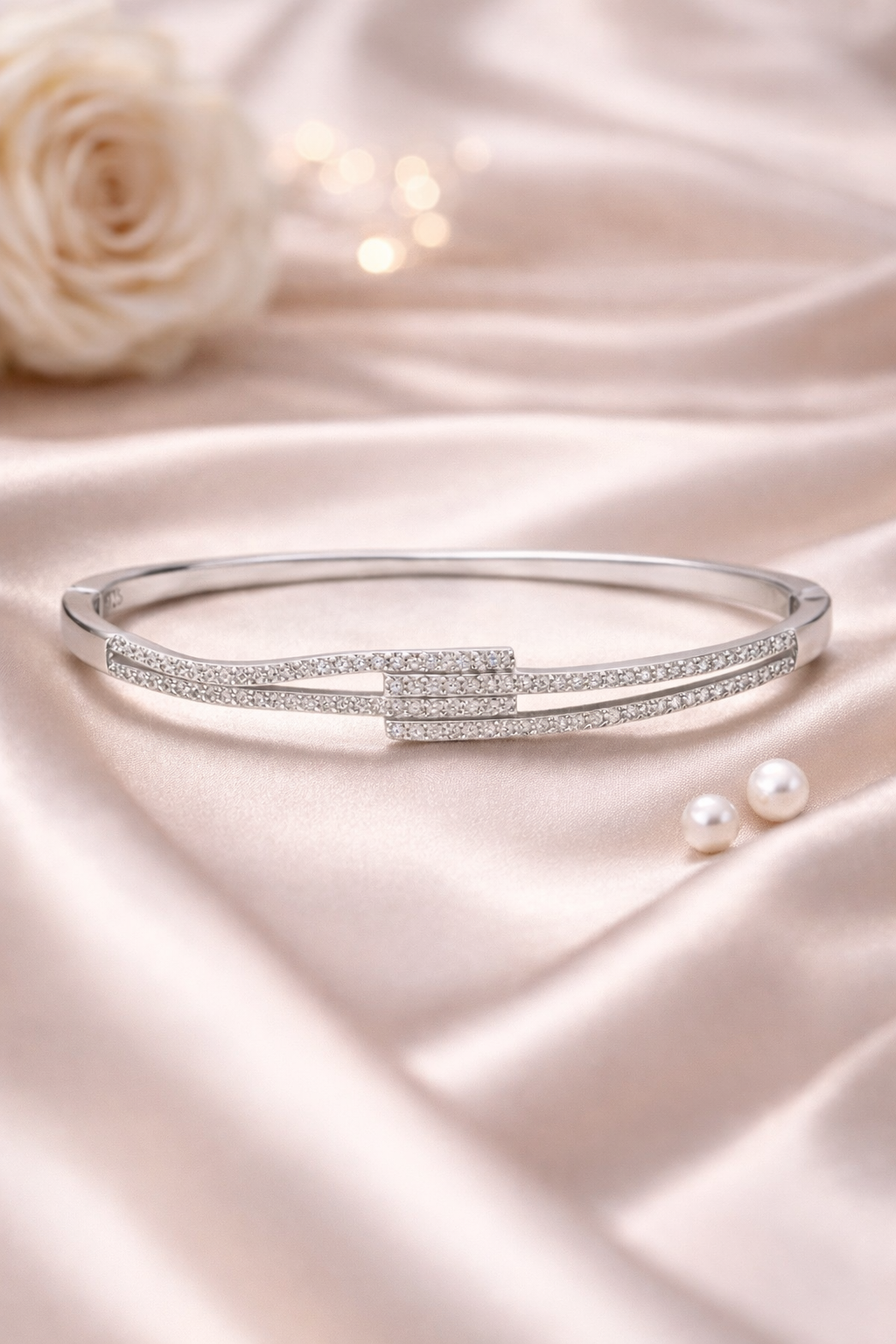 Linea CZ Open Silver Kada