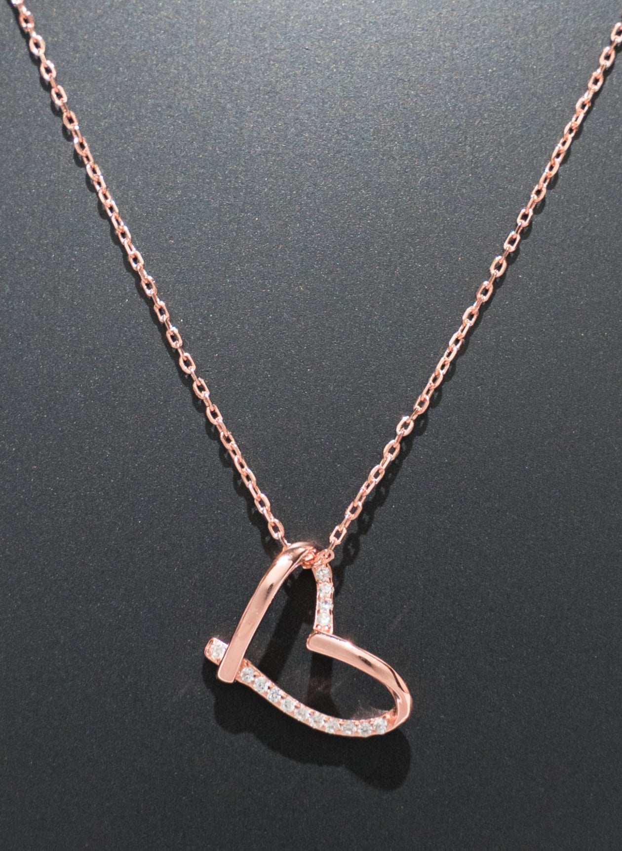 Whispered Heart Pendant Necklace