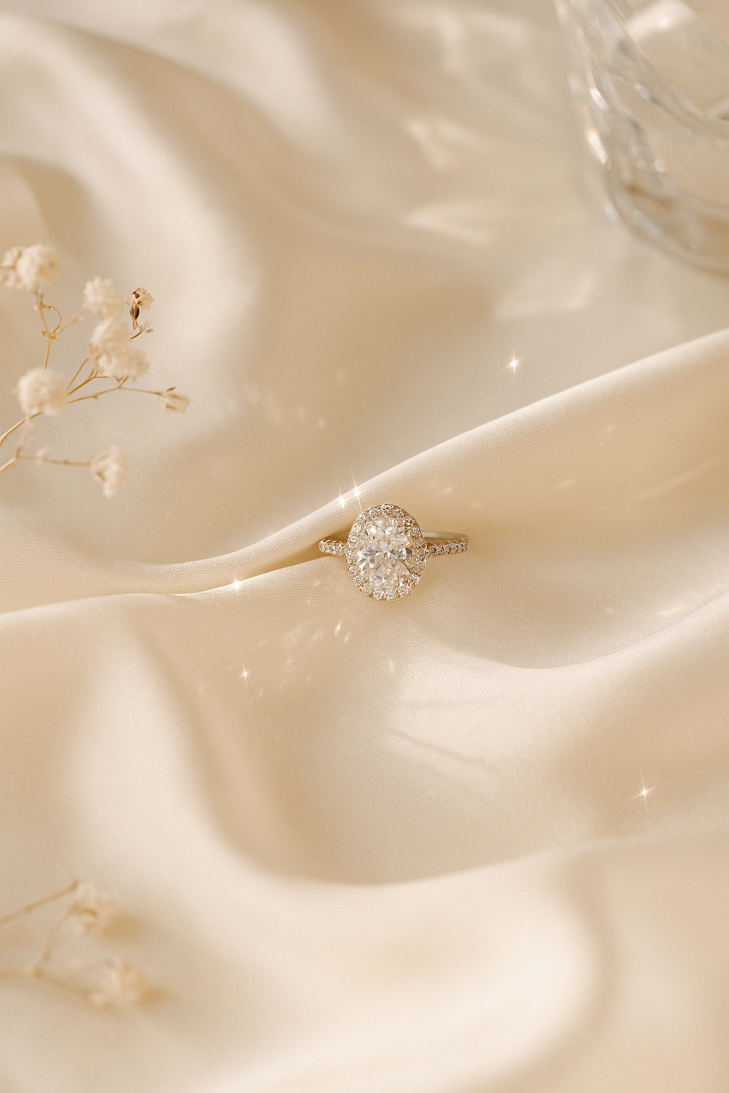 Aurora Oval Solitaire Ring